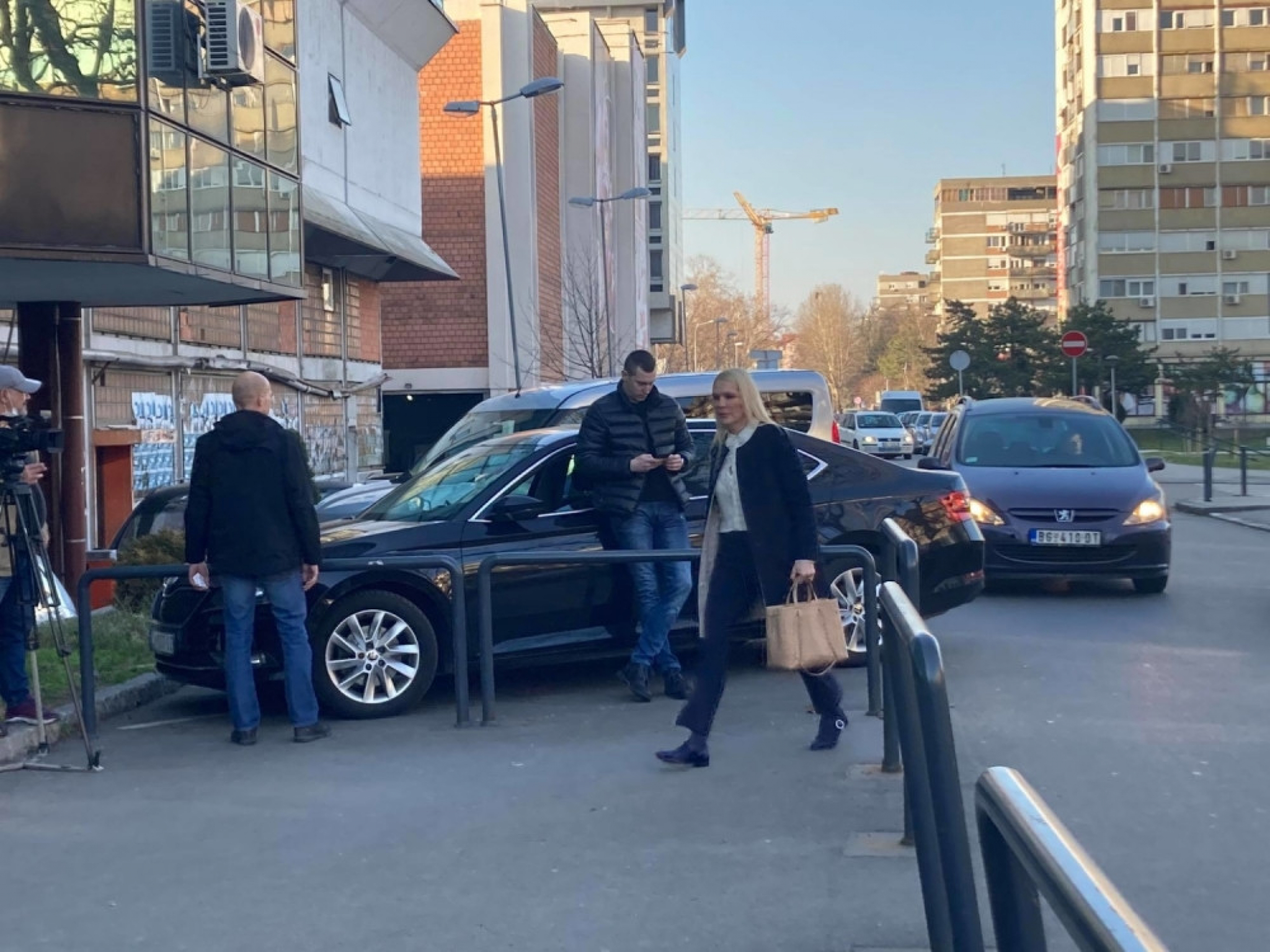 Biljana Popović Ivković dlazi na sastanak Predsedništva SNS