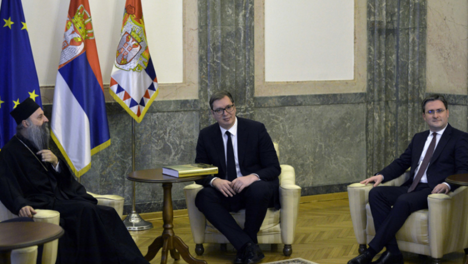 Aleksandar Vučić patrijarh Porfirije