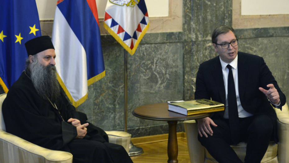 Aleksandar Vučić patrijarh Porfirije