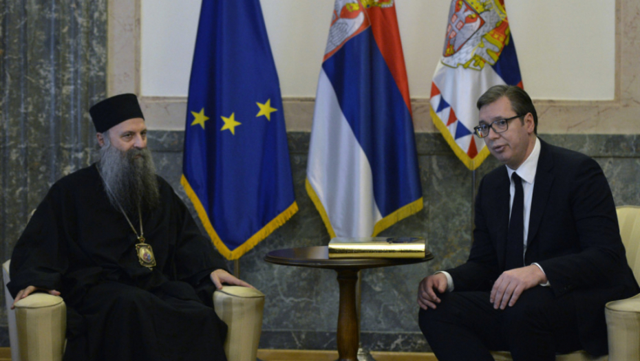 Aleksandar Vučić patrijarh Porfirije