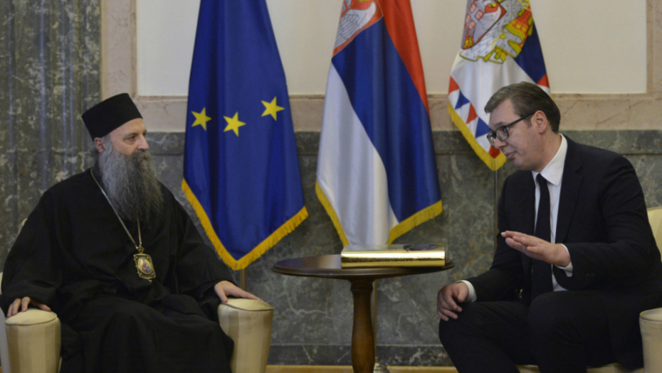 Aleksandar Vučić patrijarh Porfirije