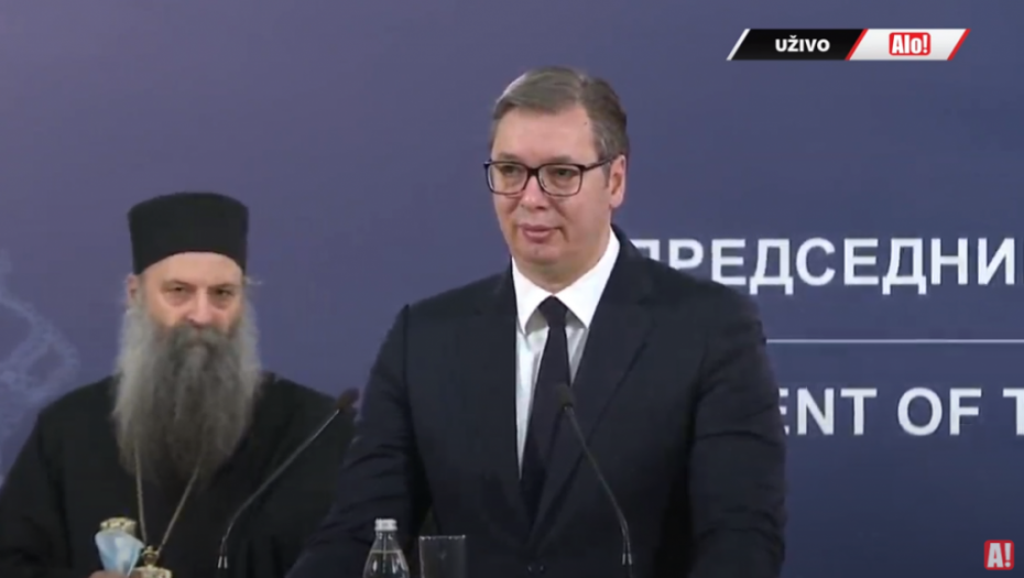 Aleksandar Vučić patrijarh Porfirije