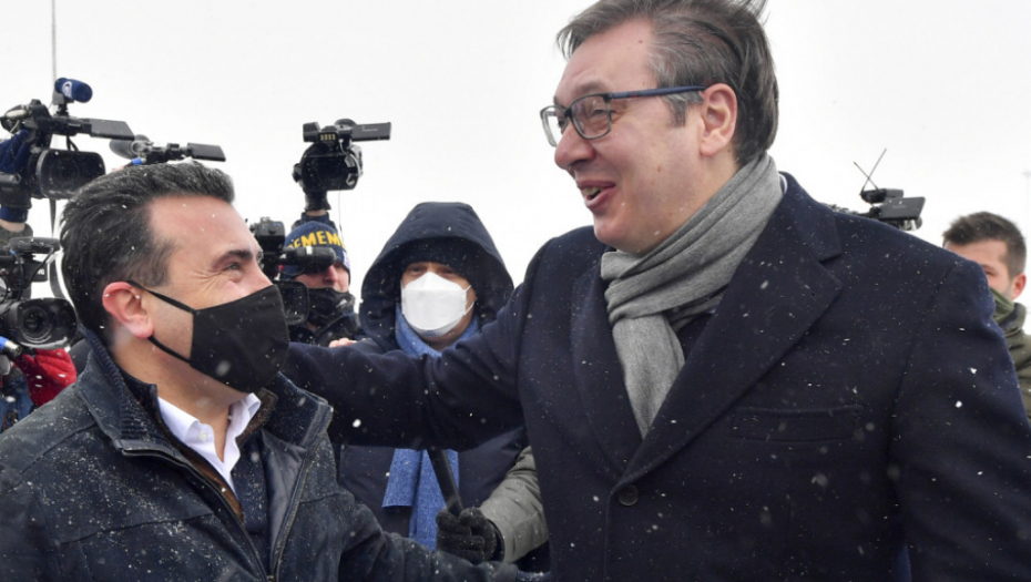 Zoran Zaev i Aleksadar Vučić