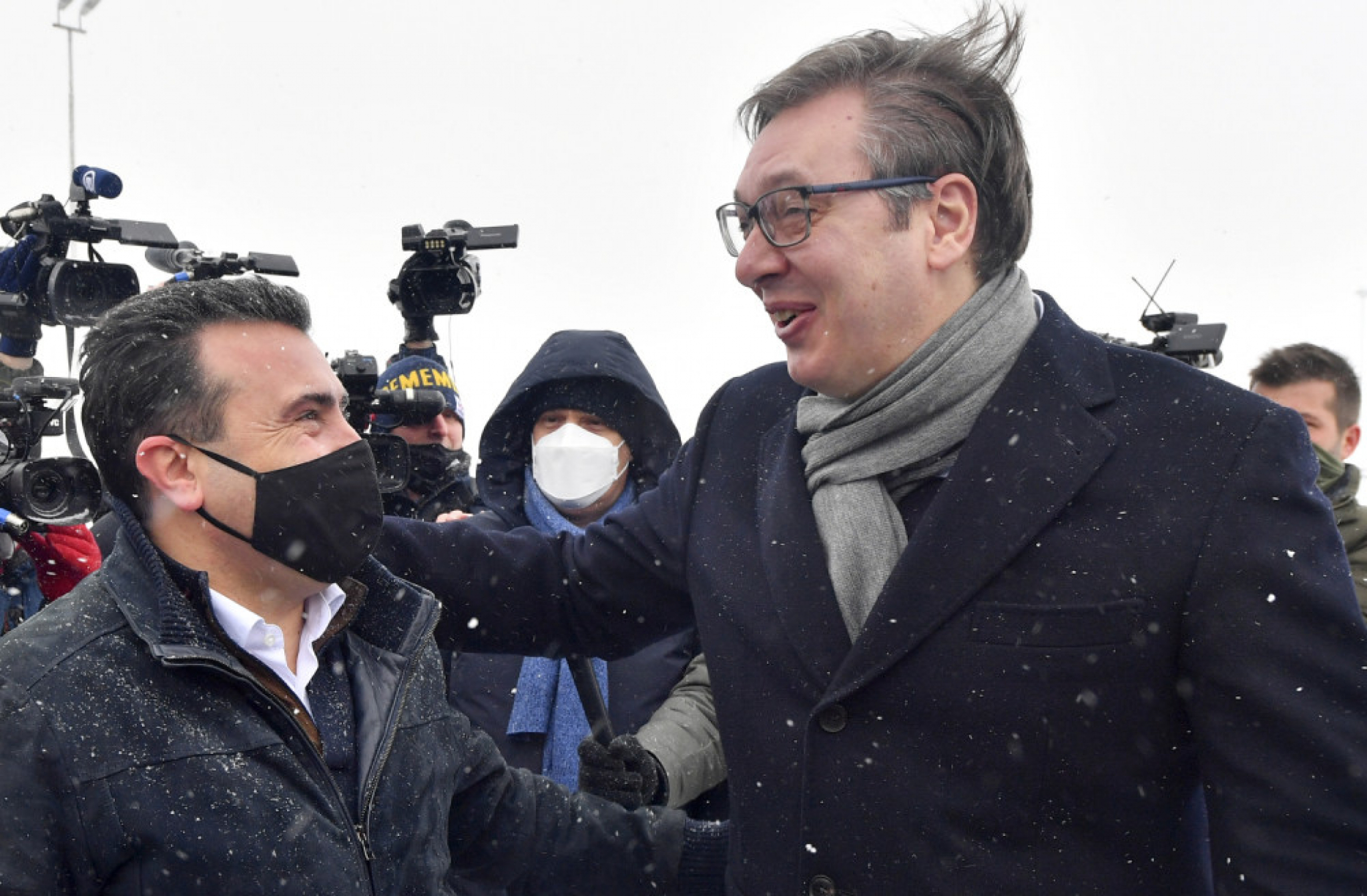 Zoran Zaev i Aleksadar Vučić