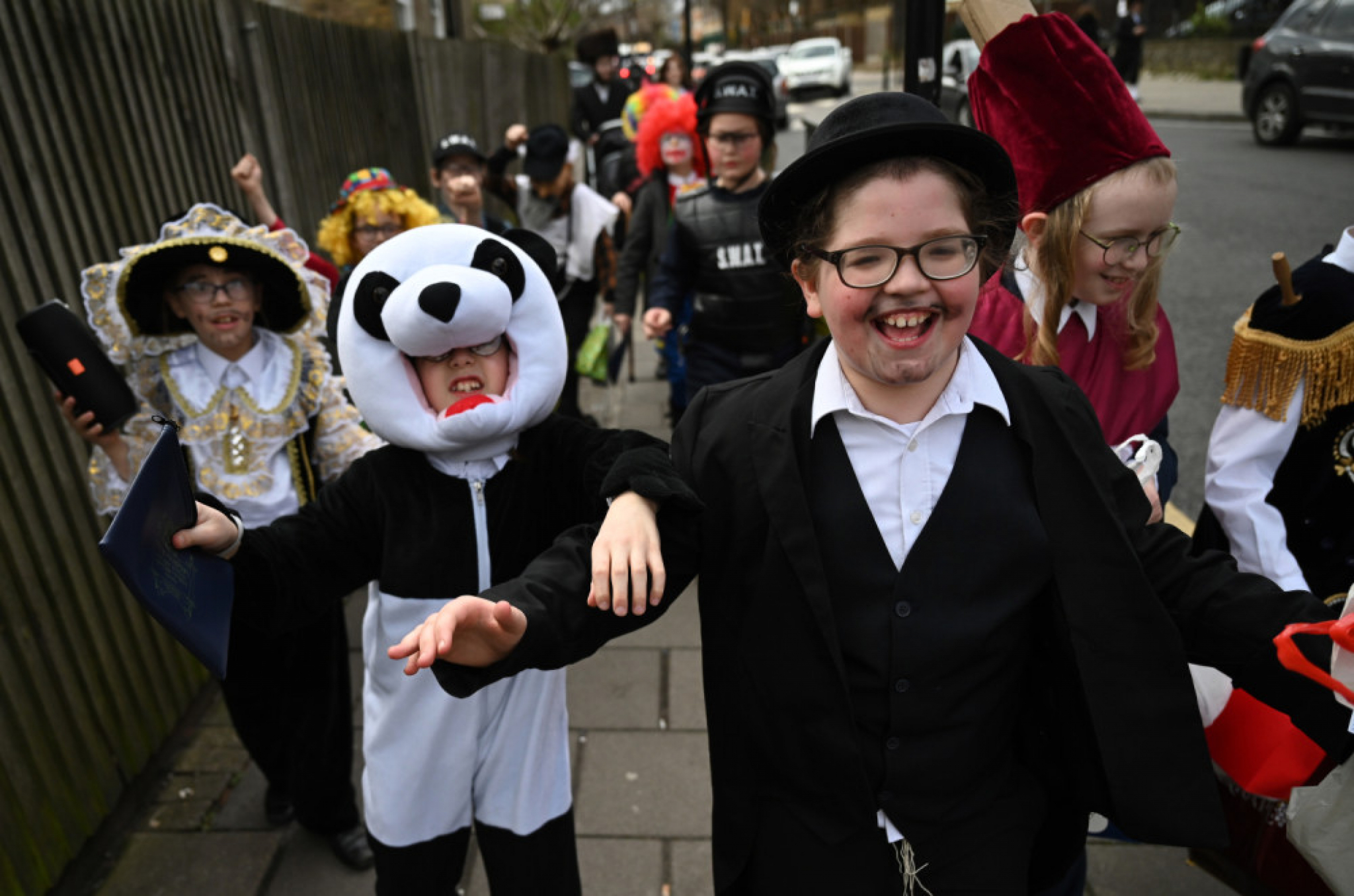 Purim, proslava u Londonu