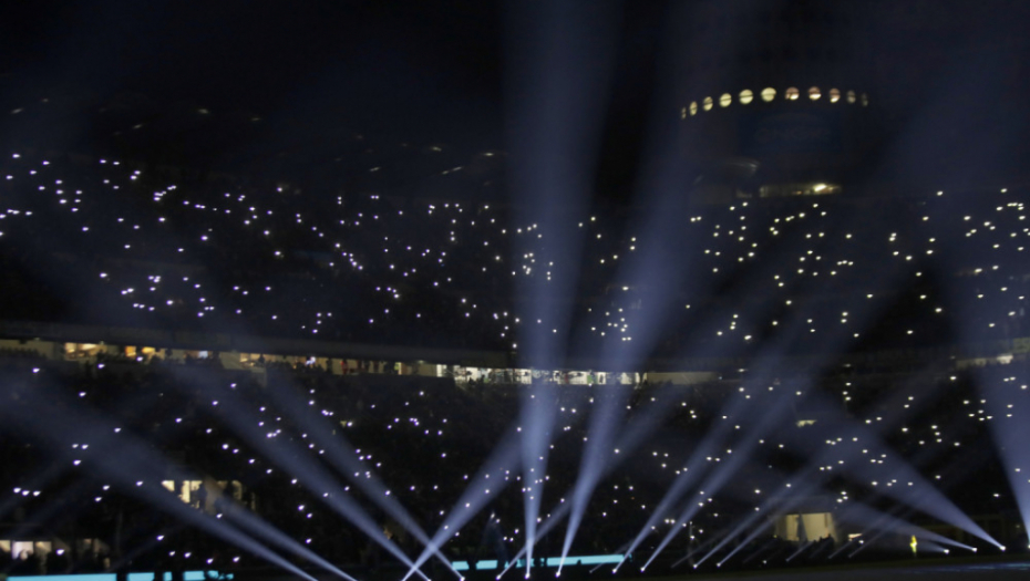 navijači na derbiju Milan - Inter