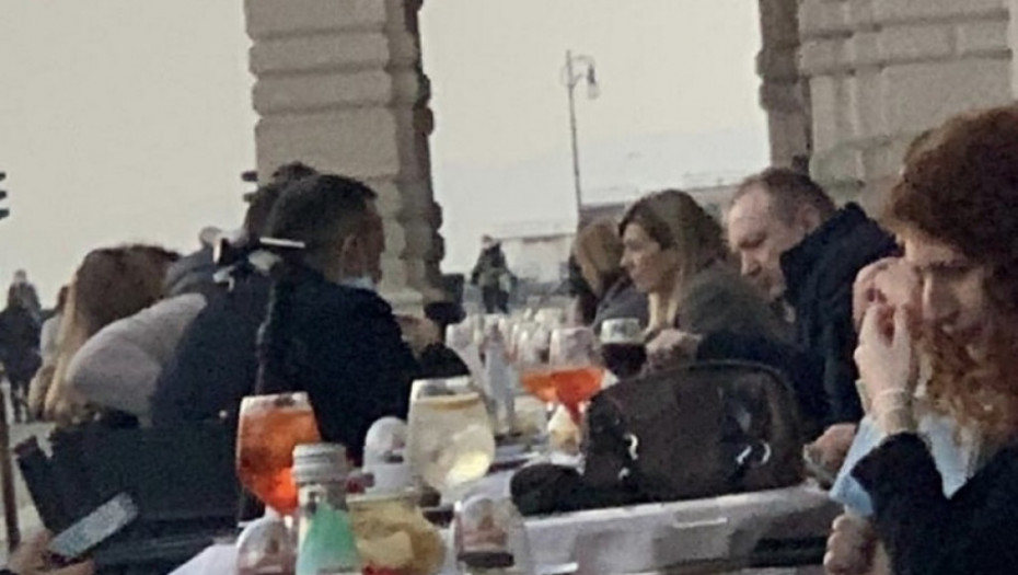 D. Đilas, S. Vukadinović i V. Vučurević sa Jadrankom Drinić