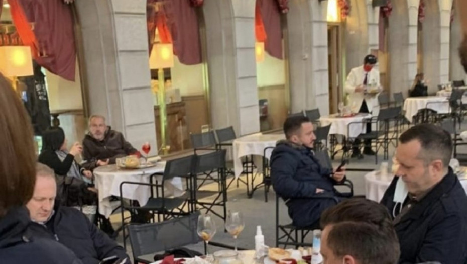 D. Đilas, S. Vukadinović i V. Vučurević sa Jadrankom Drinić