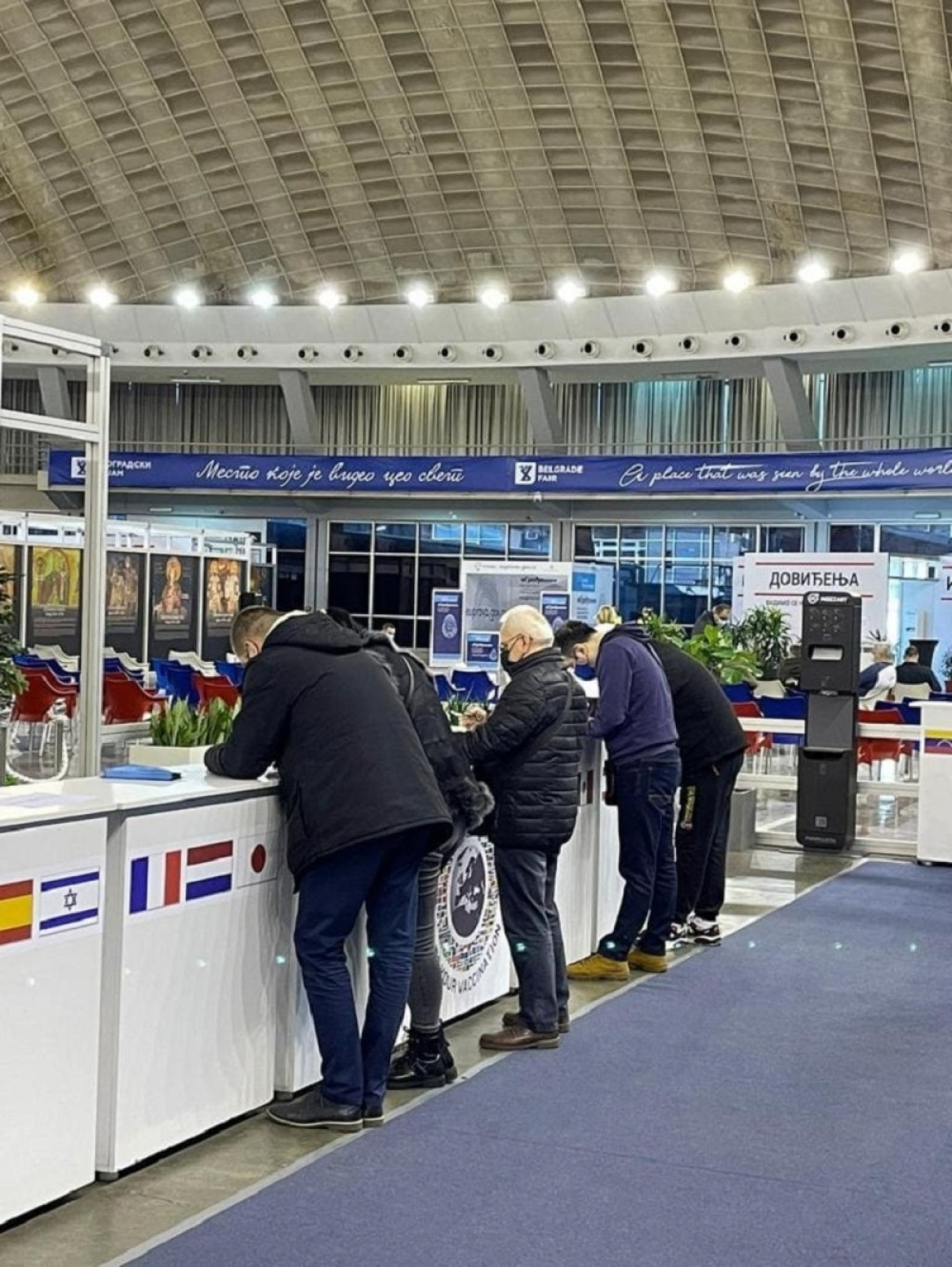 Vakcinacija vozača GSP-a na Sajmu