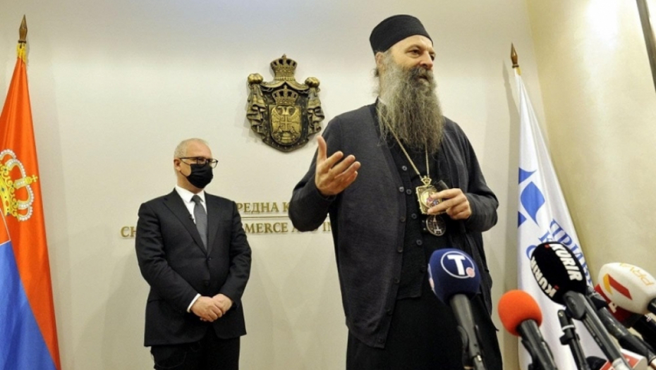 Goran Vesić i patrijarf Porfirije