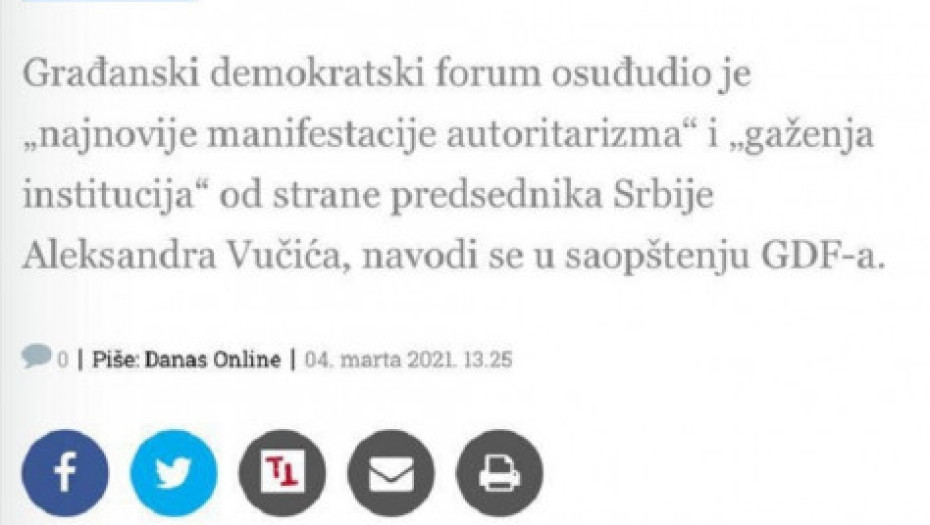 Sramne objave Đilasovih medija
