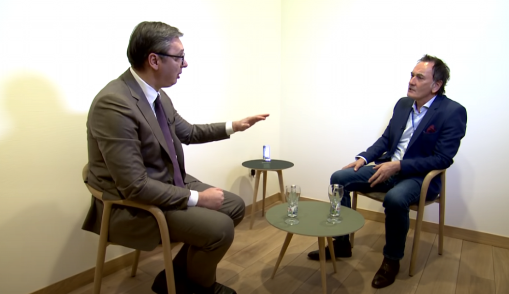 Aleksandar Vučić tokom gostovanja na FACE TV