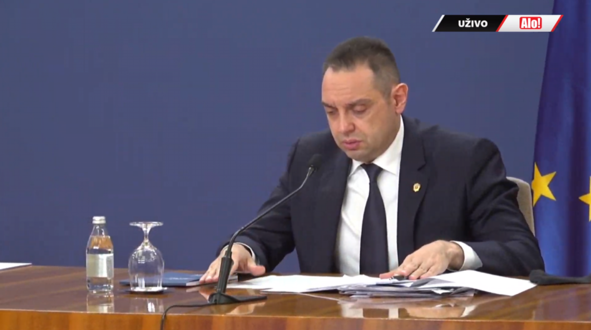 Obraćanje Aleksandra Vulina