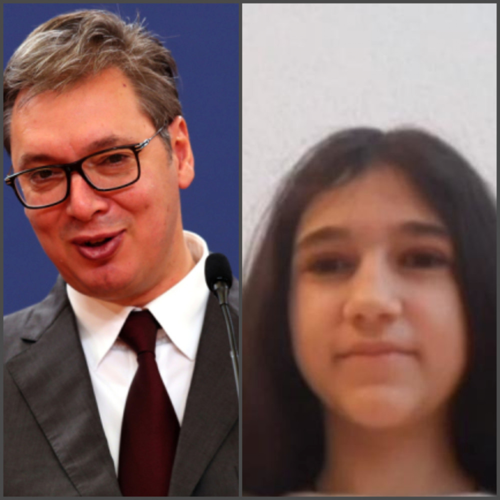 Aleksandar Vučić i Biljana Čekić