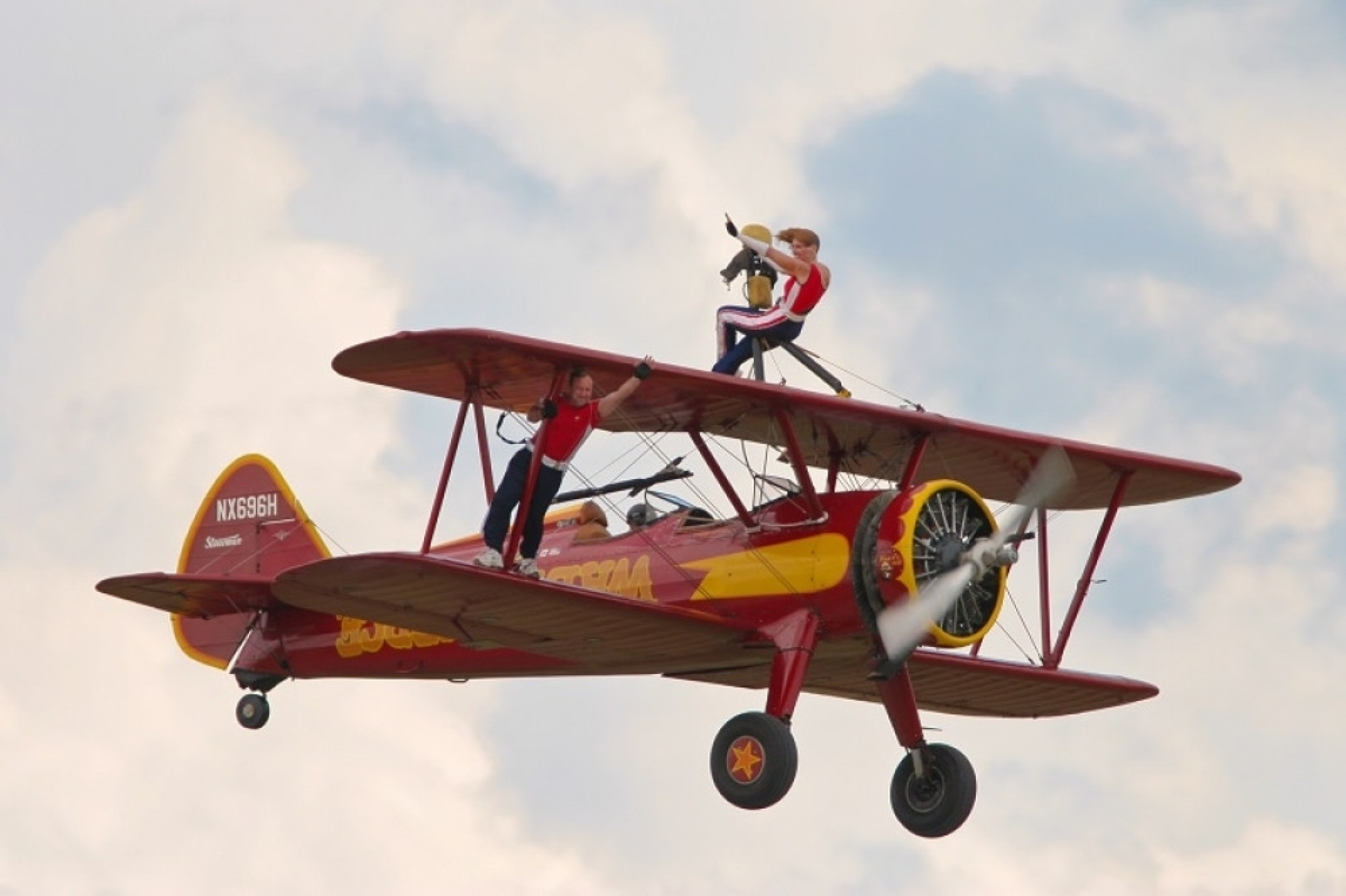 vratolomije, hodači na krilima, avion, cirkus