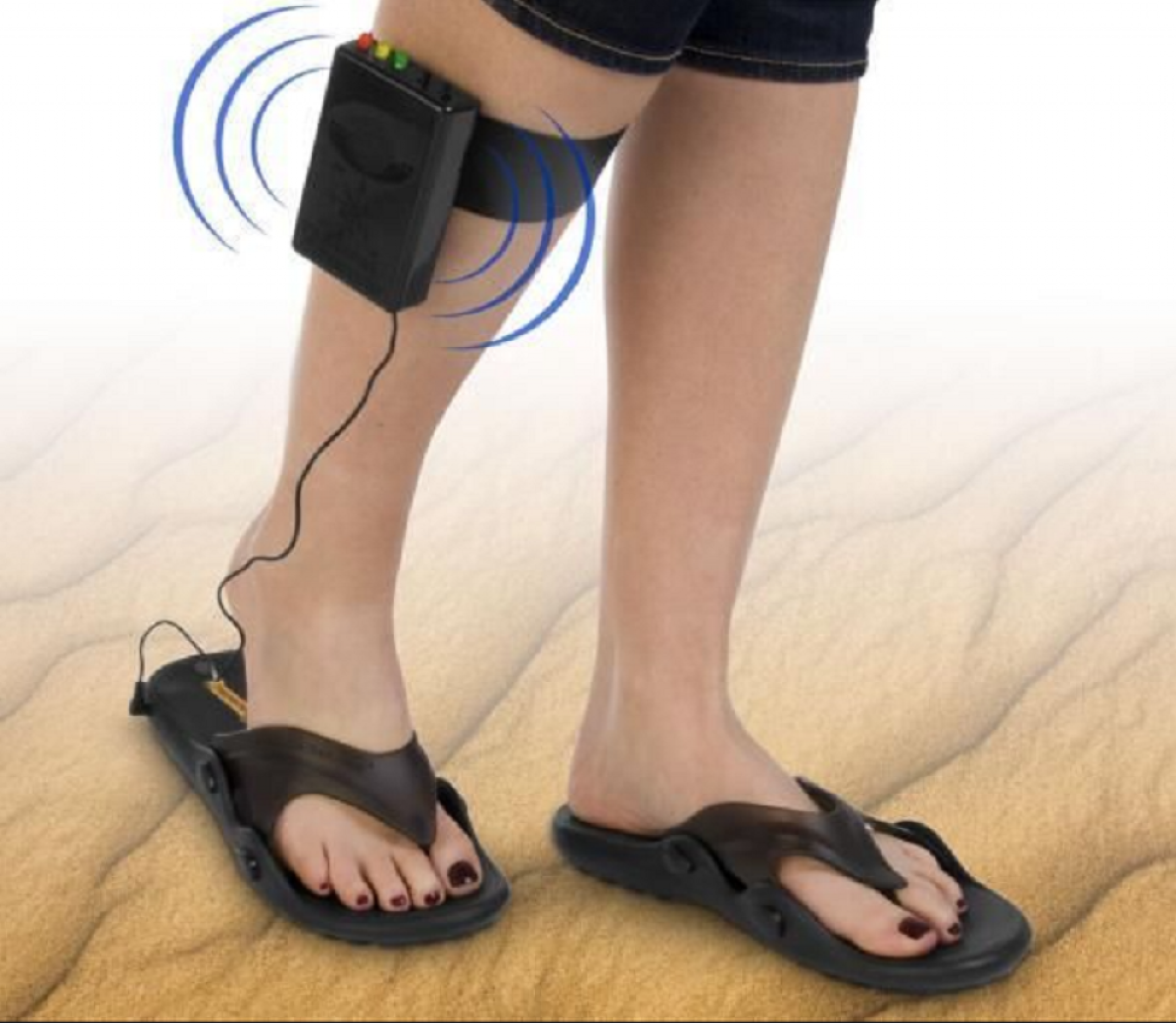 papuče, detektor metala