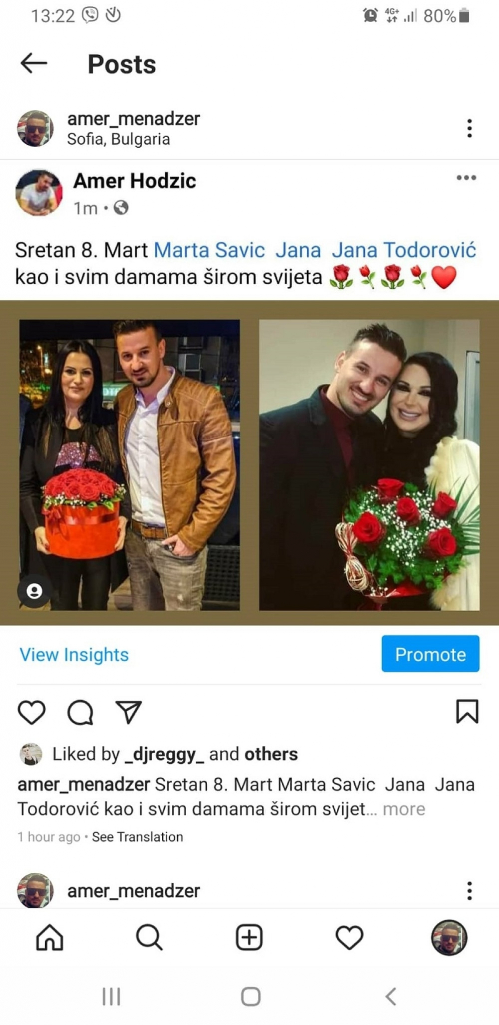 Čestitka menadžera Amera Hodžića povodom 8.marta