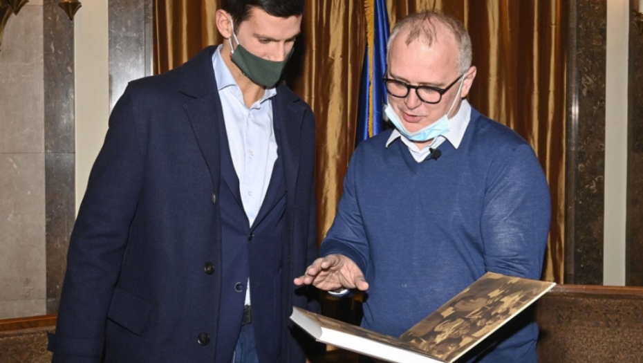 Novak Đoković i Goran Vesić 
