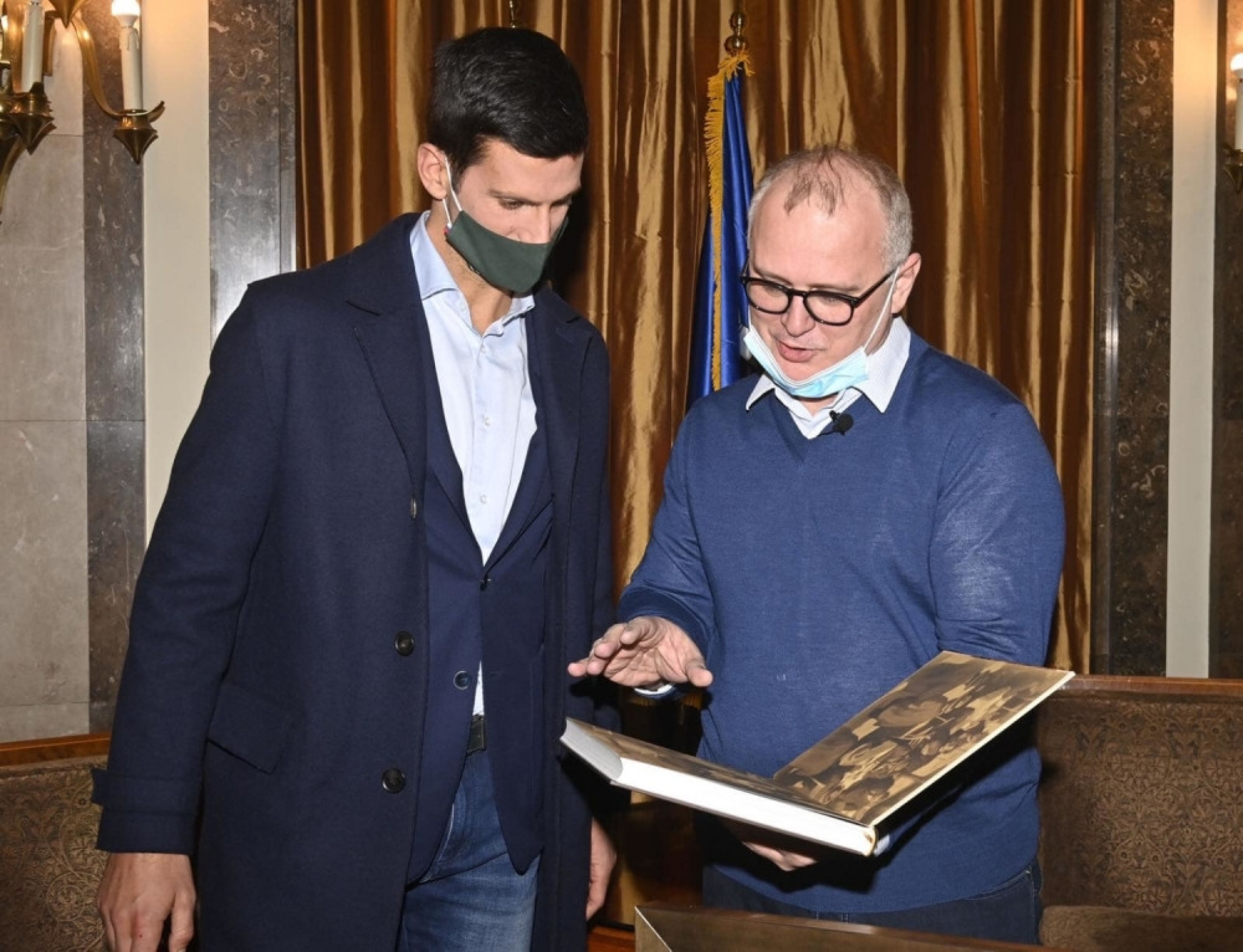 Novak Đoković i Goran Vesić