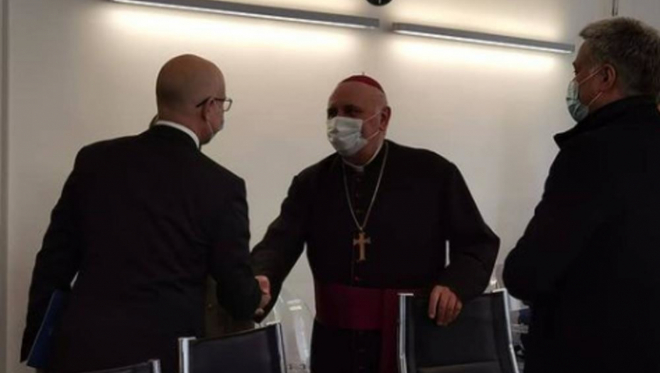 Vučević sa biskupom Gašparevićem