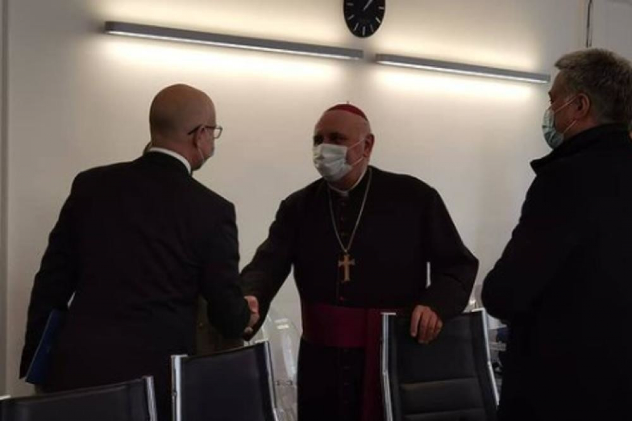 Vučević sa biskupom Ga&scaron;parevićem