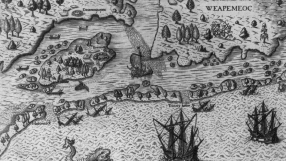 Roanok kolonija, istorija