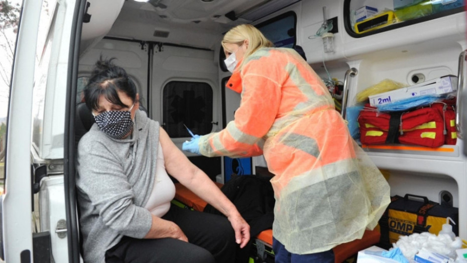 Vakcinacija na mobilnim punktovima u Beogradu