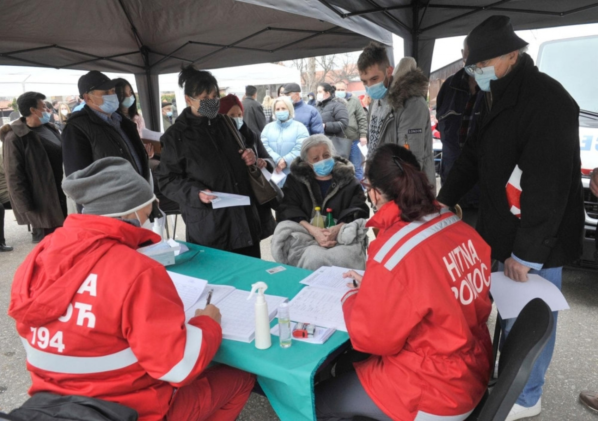 Vakcinacija na mobilnim punktovima u Beogradu