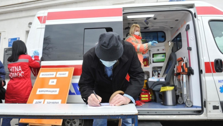 Vakcinacija na mobilnim punktovima u Beogradu