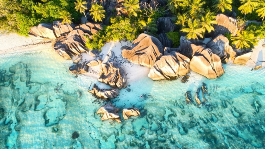 Anse Source d’Argent, Sejšeli, ostrvo, more, okean