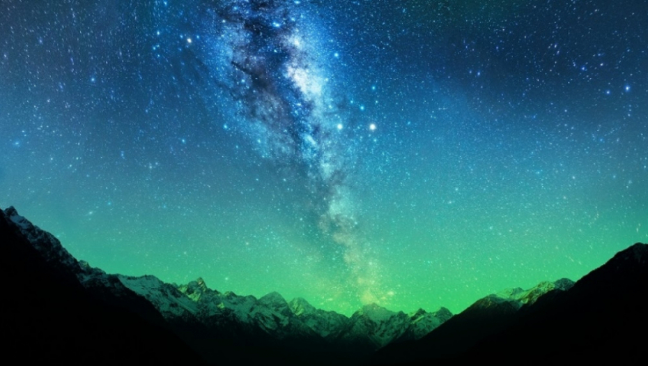 mlečni put, Jelouston, zvezde, nebo, kosmos