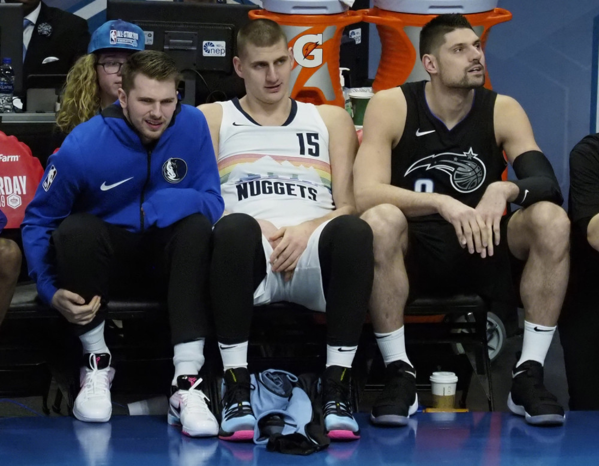Luka Dončić, Nikola Jokić, Nikola Vučević