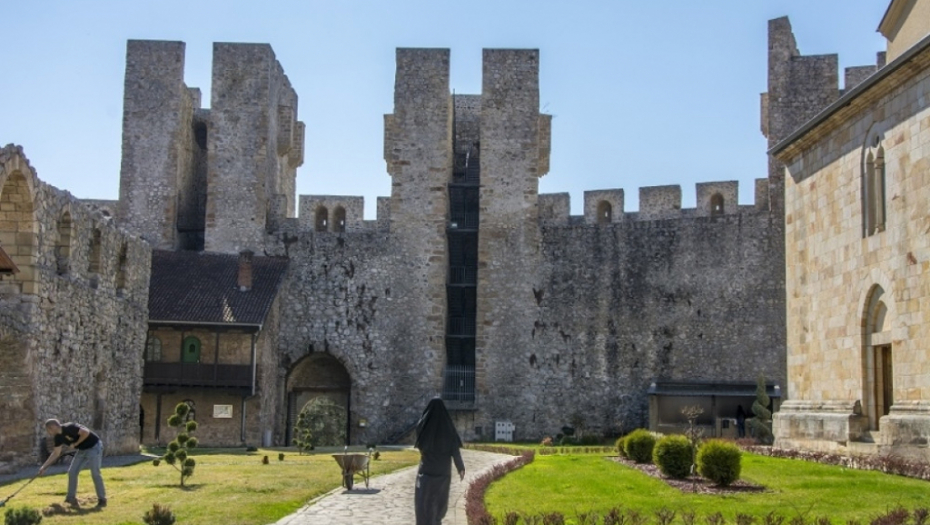 manastir manasija, srbija, manastir