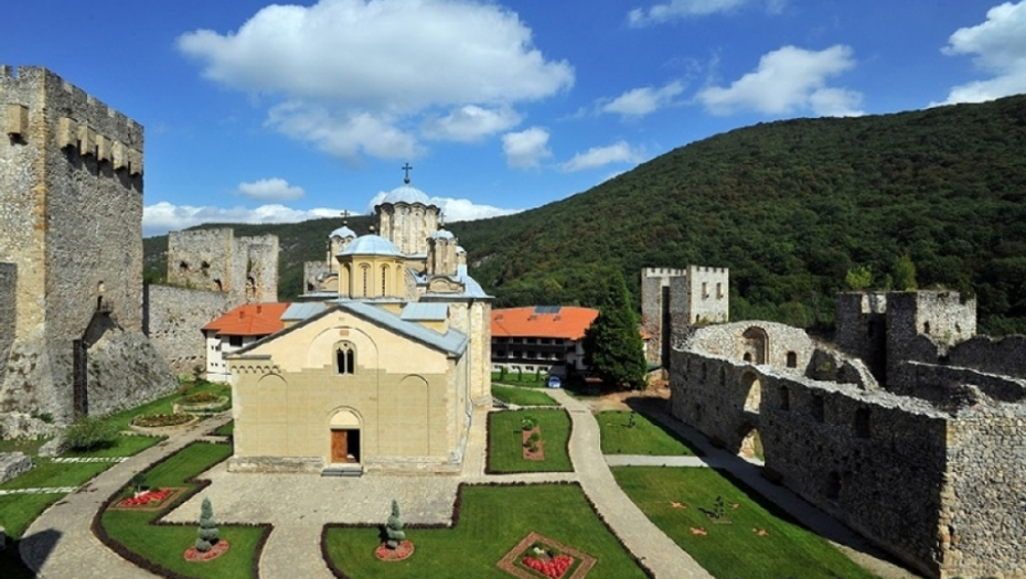 manastir manasija, srbija, manastir
