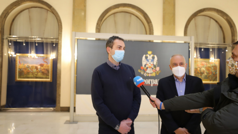 Gradonačelnik Beograda Zoran Radojičić i Predrag Danilović