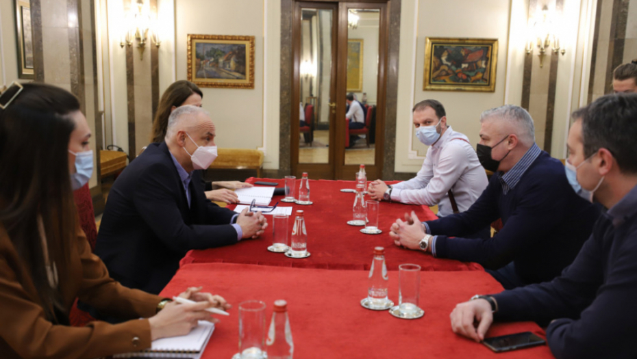 Gradonačelnik Beograda Zoran Radojičić i Predrag Danilović