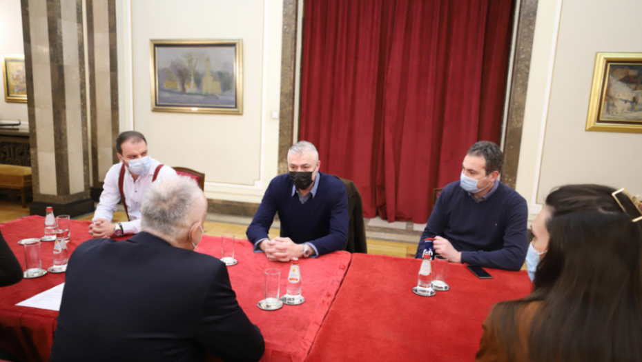 Gradonačelnik Beograda Zoran Radojičić i Predrag Danilović