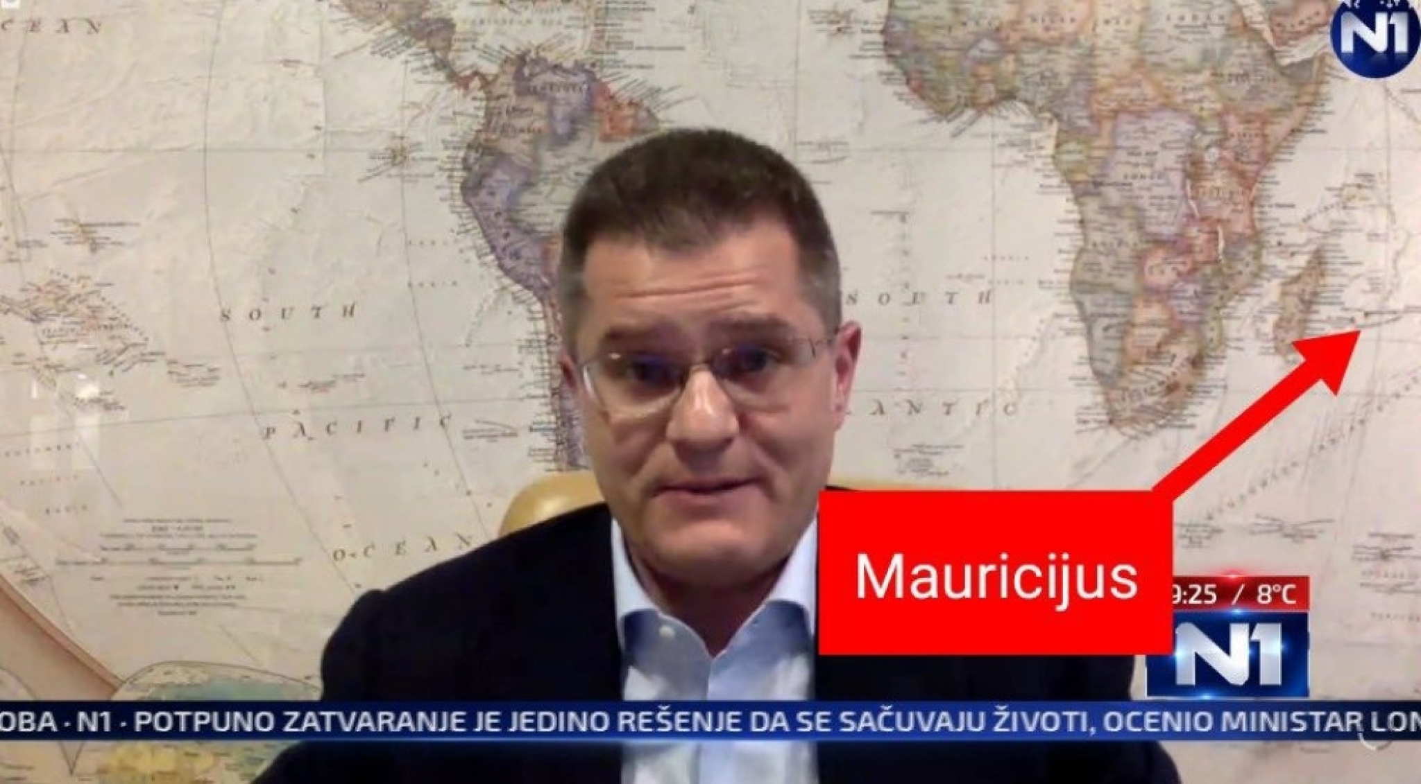 Vuk Jeremić Mauricijus