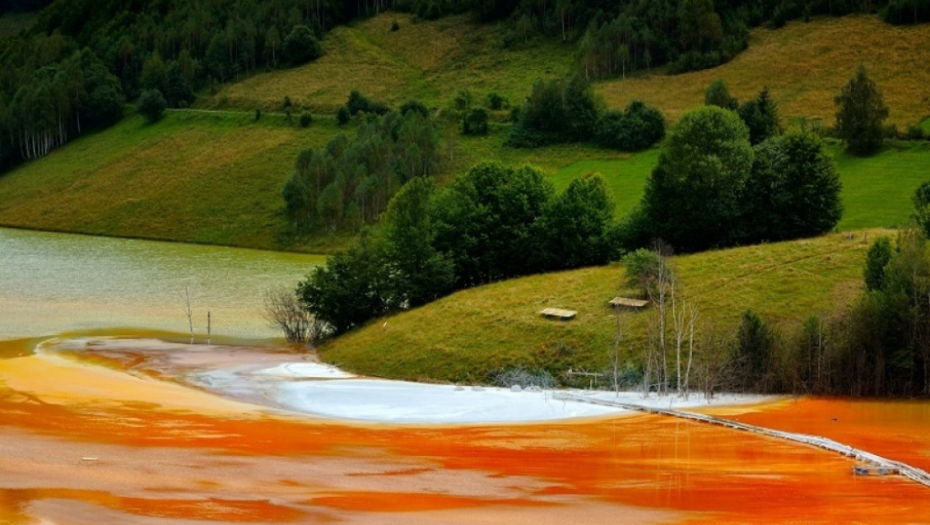 đemana, toksično jezero, rumunija