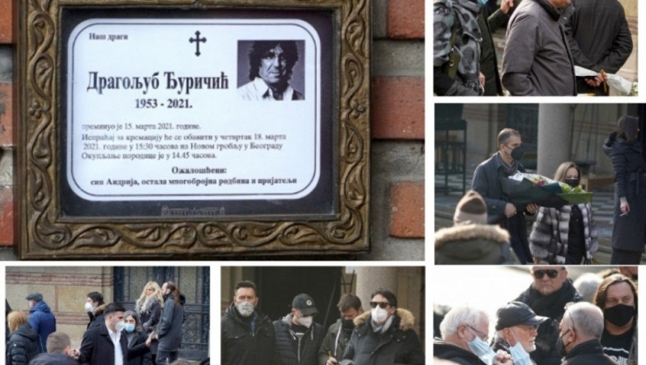 Dragoljub Đuričić, kremacija