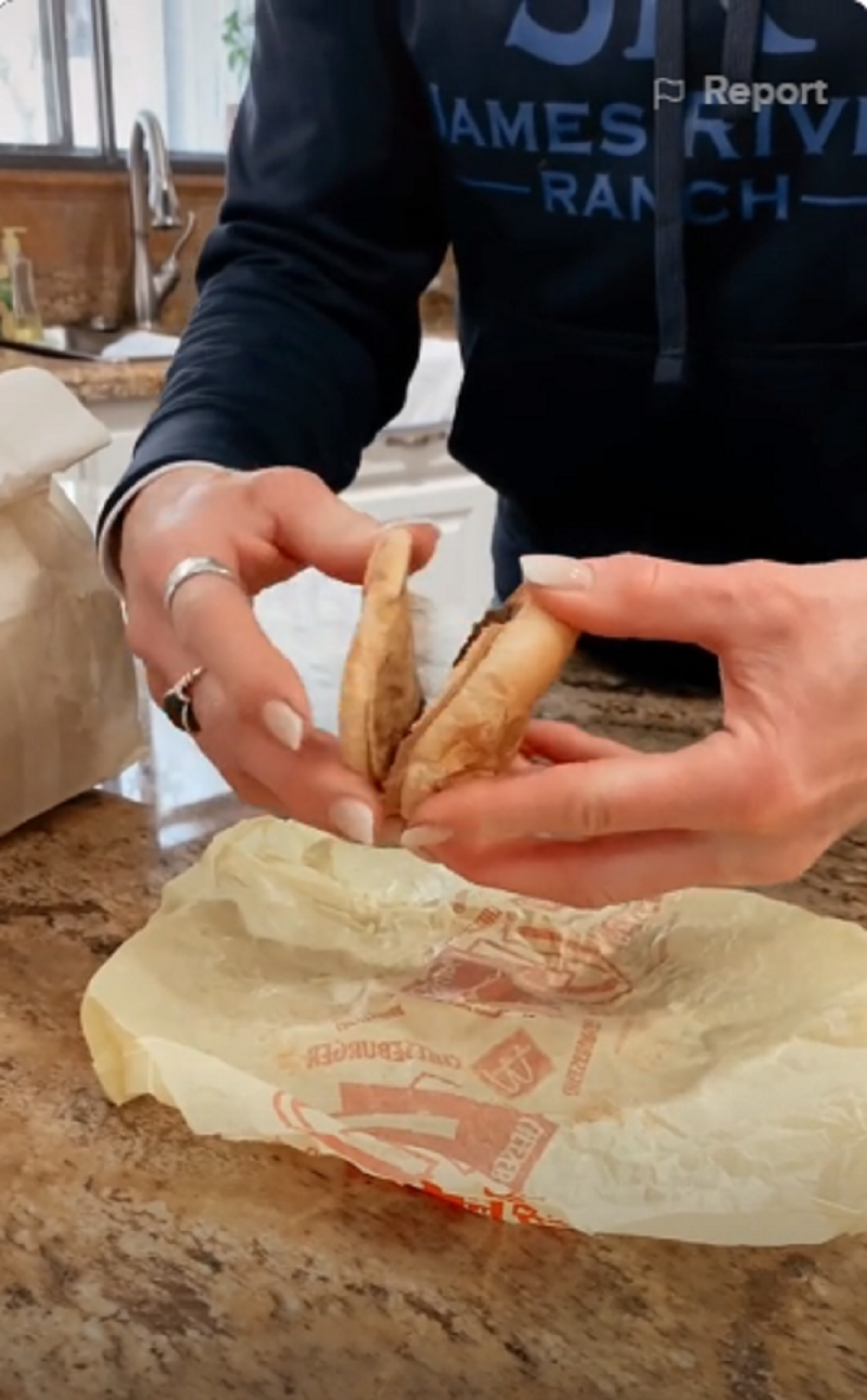 mek donalds, tiktok, hamburger