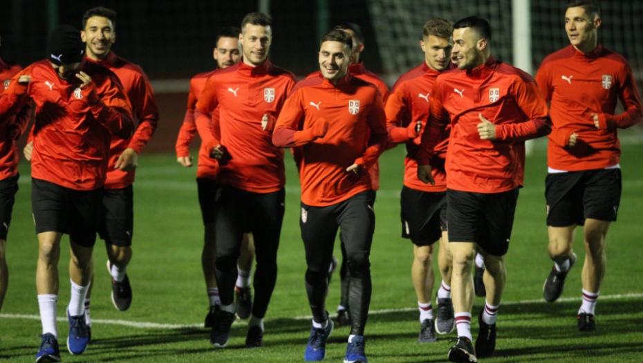 trening reprezentacije Srbije