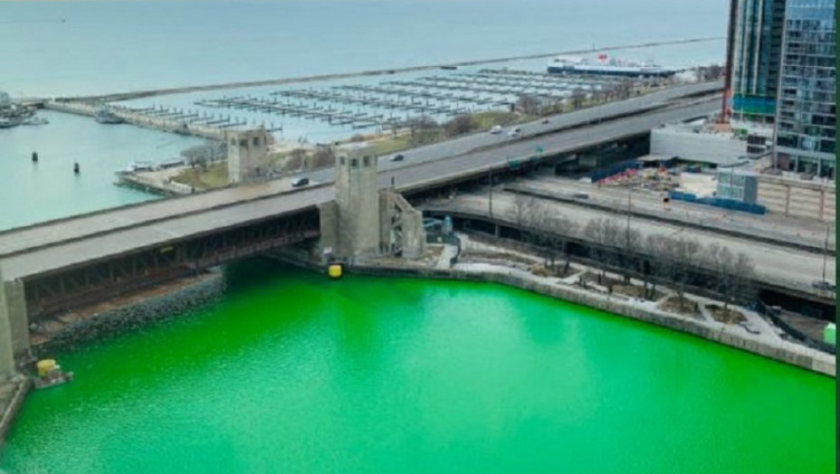 čikago, reka, zelena reka