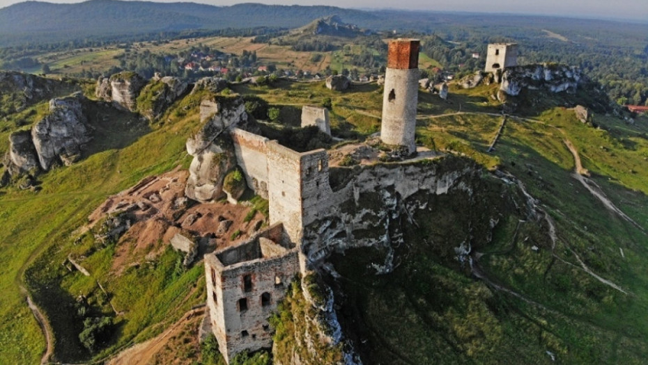 Olštin , češka, poljska, dvorac, istorija