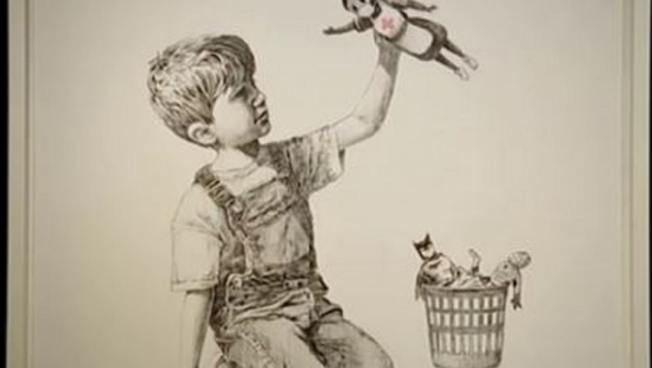 dečak, slika, aukcija