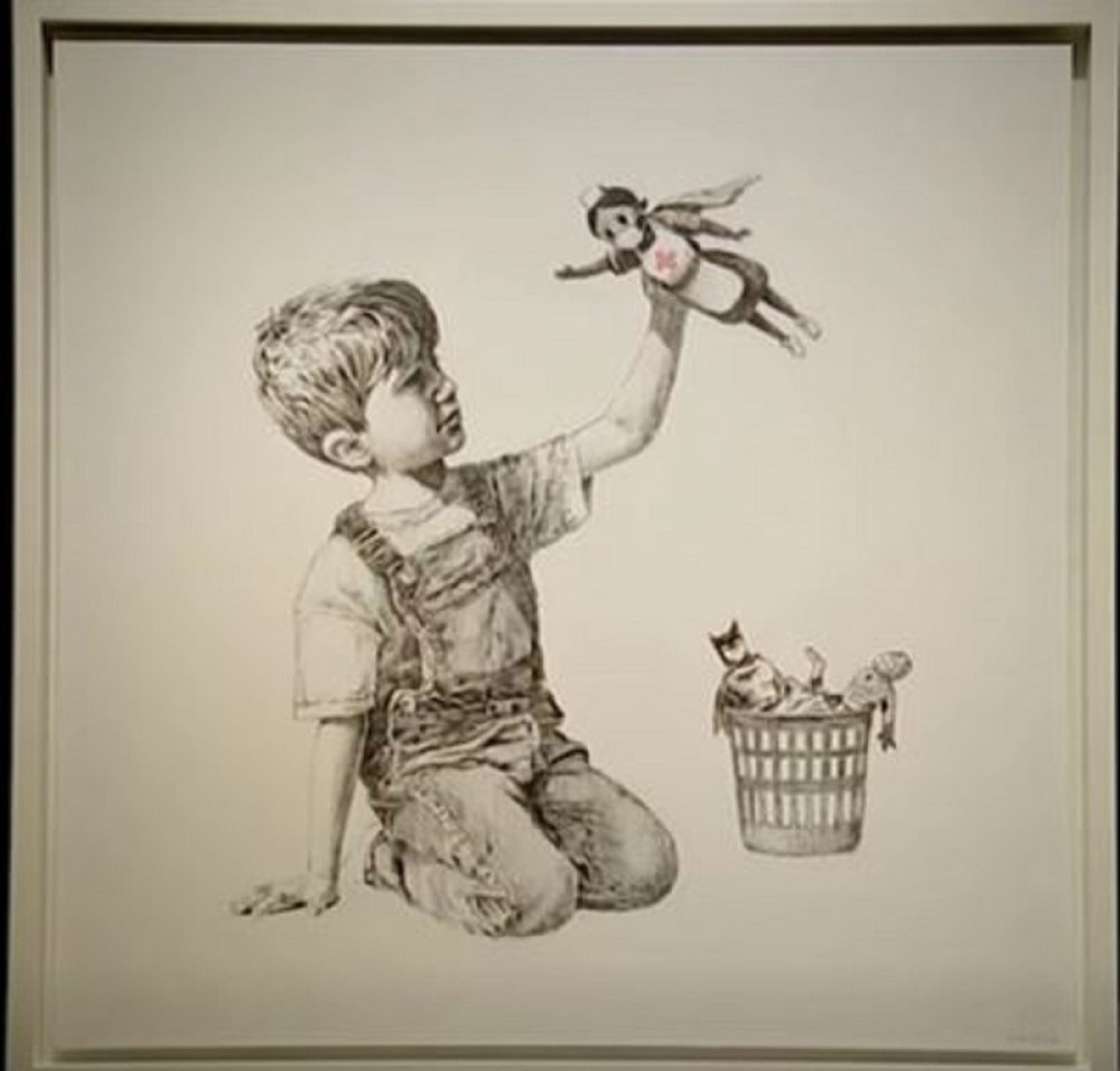 dečak, slika, aukcija