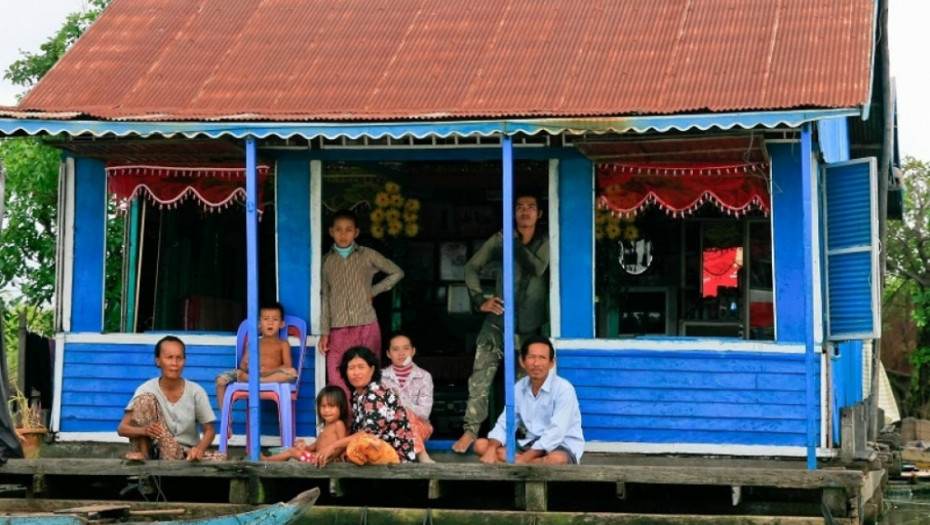 Kambodža, plutajuća sela