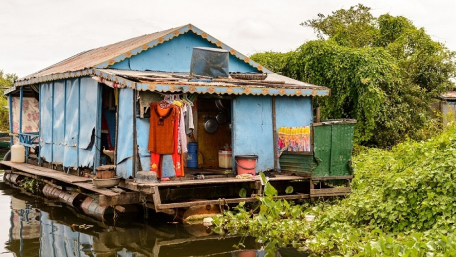 Kambodža, plutajuća sela