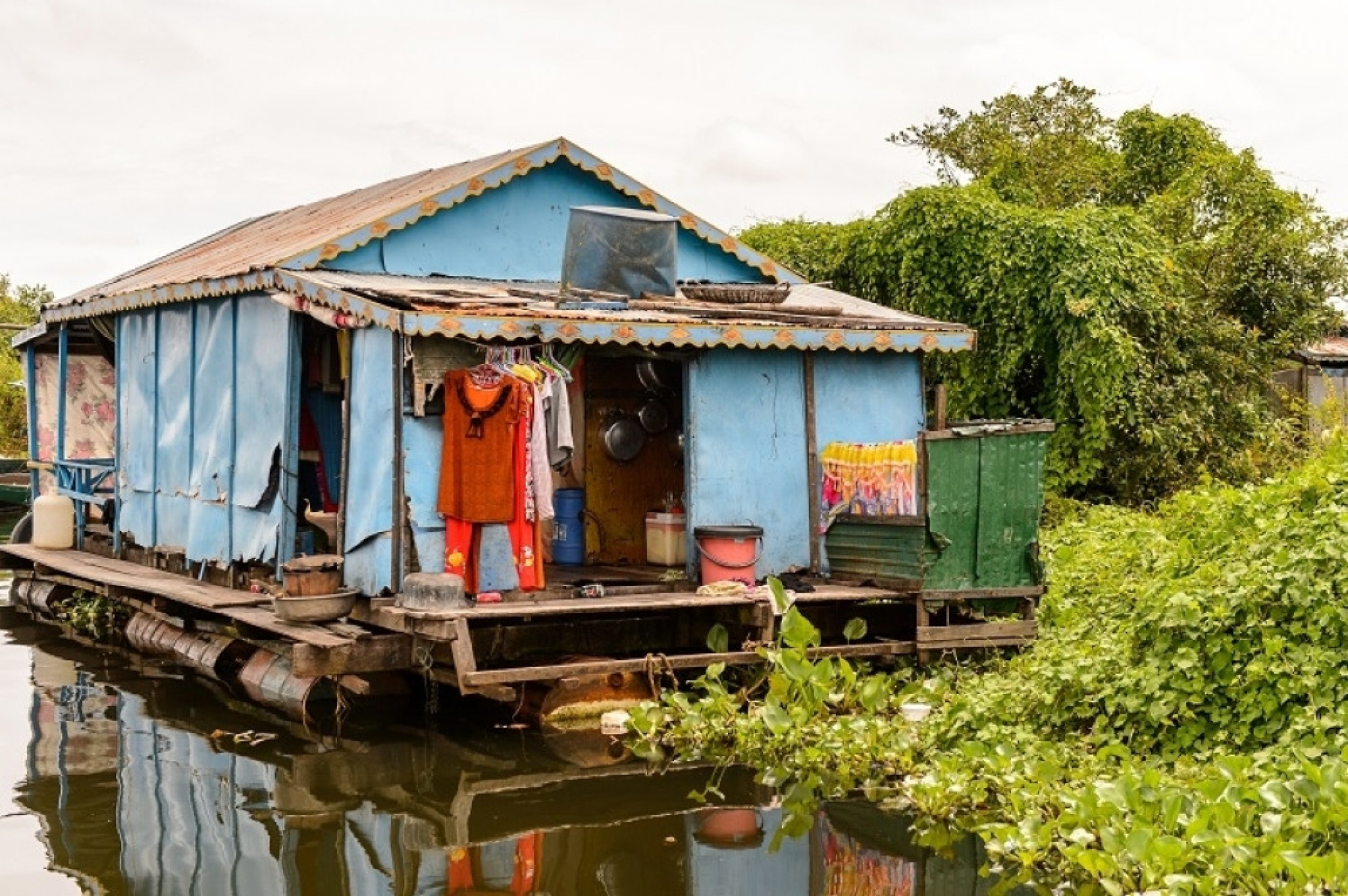 Kambodža, plutajuća sela