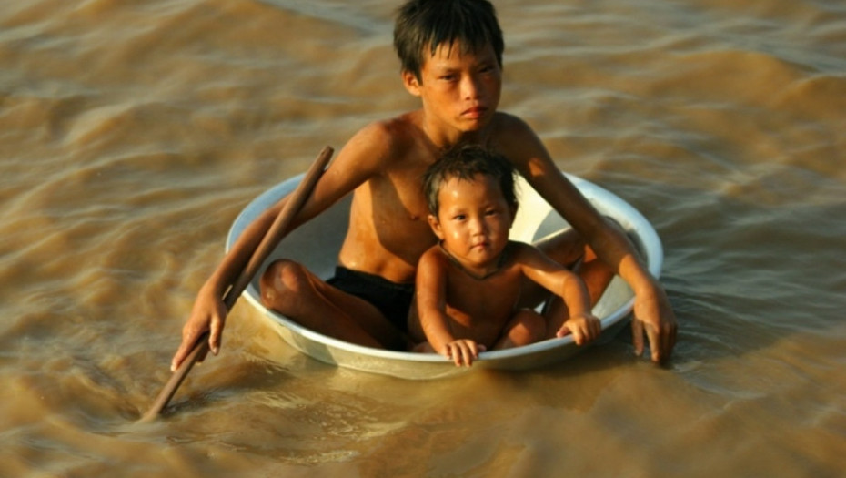 Kambodža, plutajuća sela